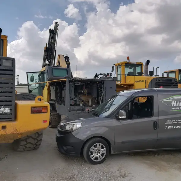Apoio a frota de máquinas e equipamentos pesados